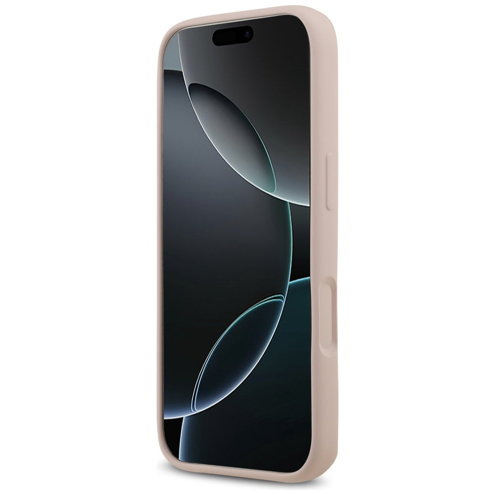 Case for Apple iPhone 17 Pro, Guess, Big 4G Script, Light Pink