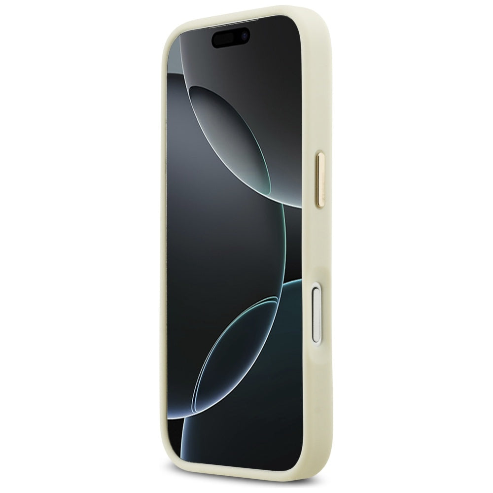 Case for Apple iPhone 17 Pro Max, Karl Lagerfeld, Script Logo, Beige