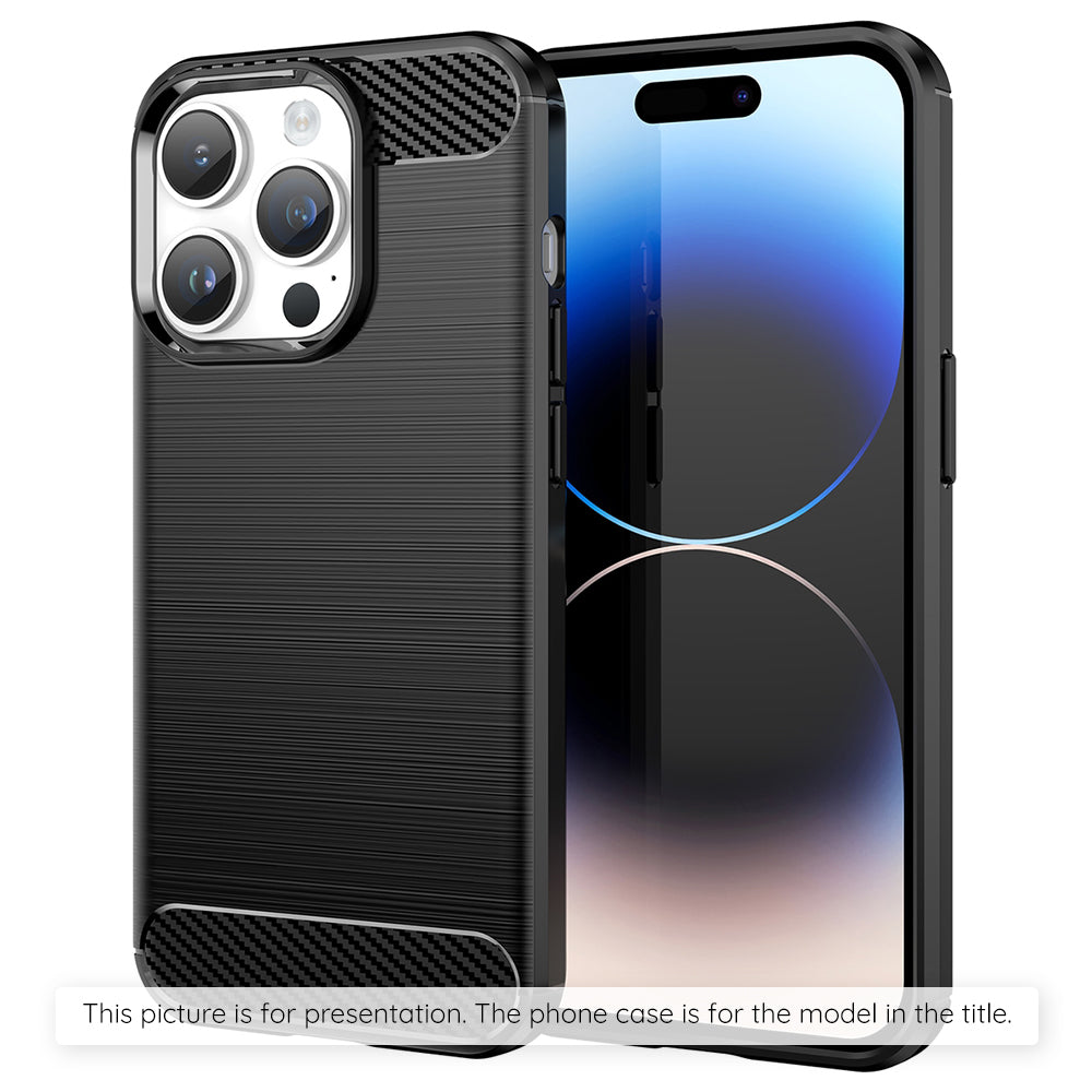 Case for Apple iPhone 17 Pro Max, Techsuit, Carbon, Black