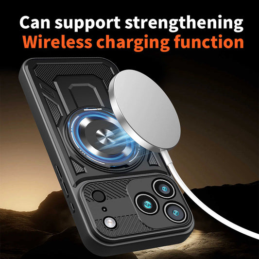 Hülle für Apple iPhone 17 Pro Max, Techsuit, RuggedCam, Grau