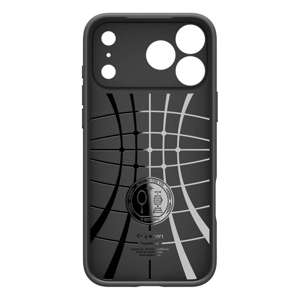 Hülle für Apple iPhone 17 Pro, Spigen, Liquid Air, Mattschwarz ACS10331