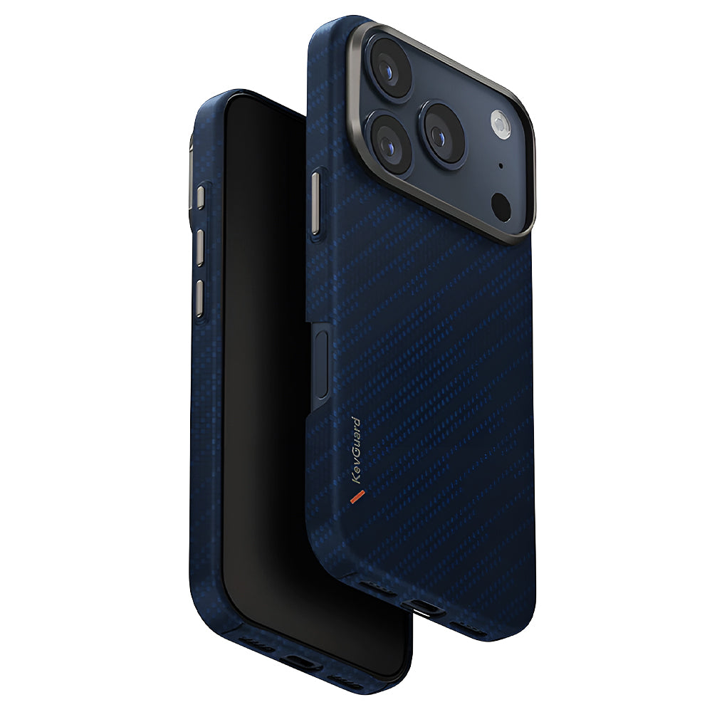 MagSafe Hülle für Apple iPhone 17 Pro, UNIQ, Keva MagClick, Denim