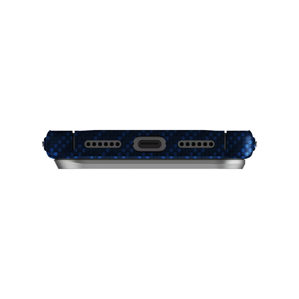 MagSafe Hülle für Apple iPhone 17 Pro, UNIQ, Keva MagClick, Denim