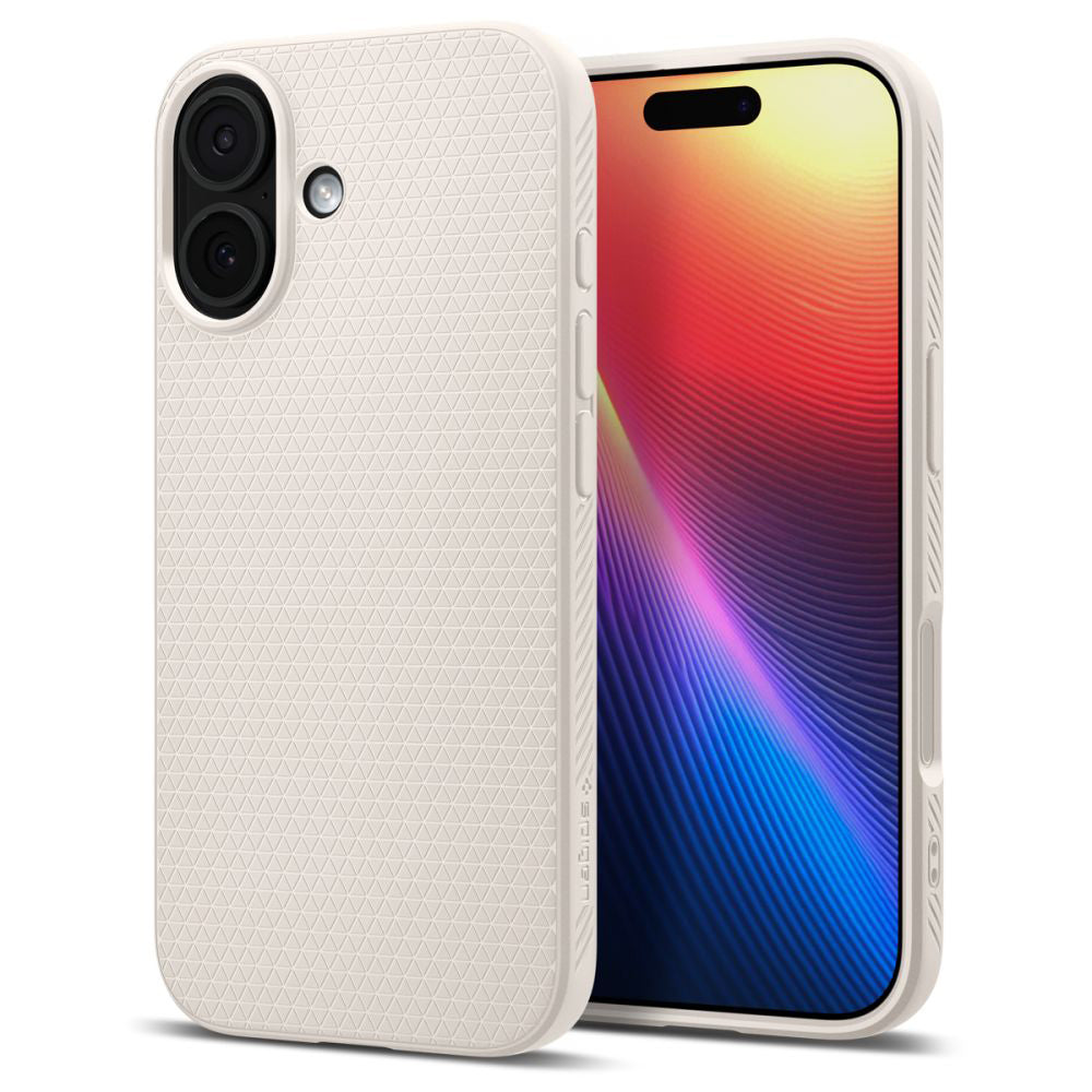Hülle für Apple iPhone 17, Spigen, Liquid Air, Beige ACS10372