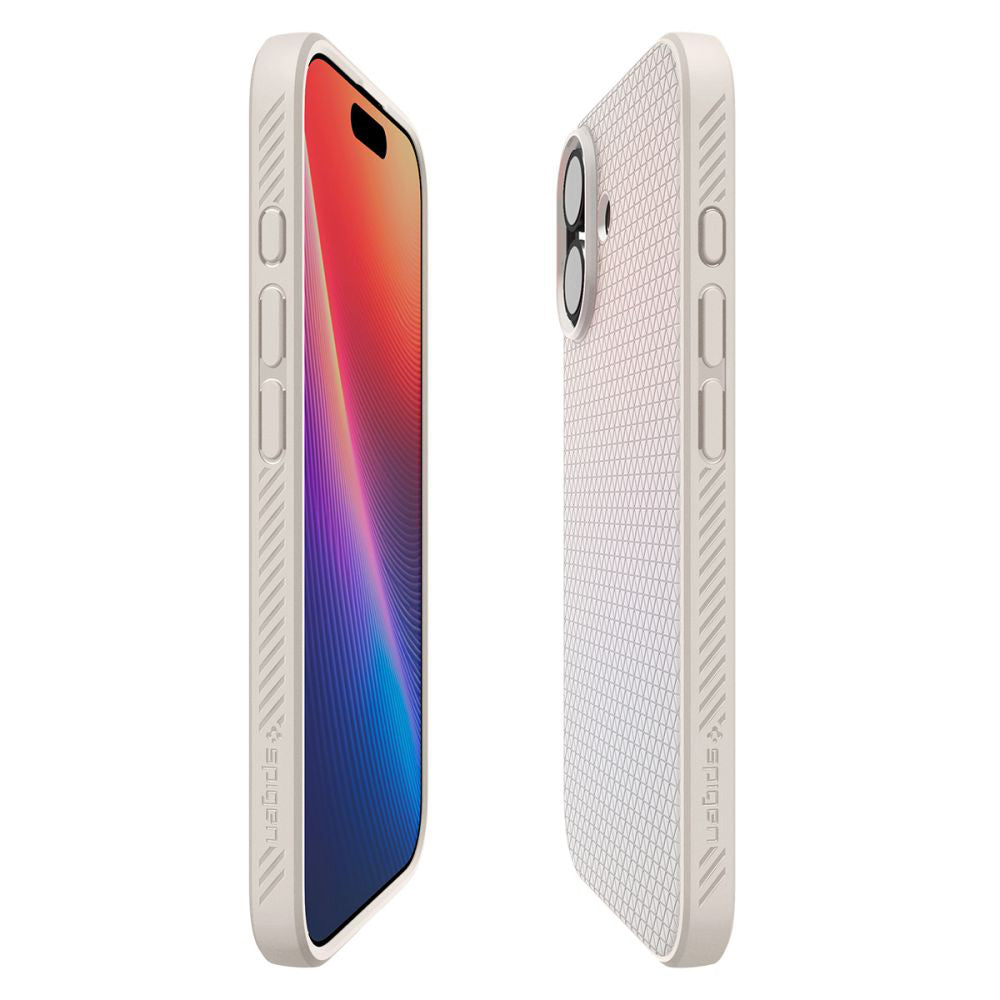 Hülle für Apple iPhone 17, Spigen, Liquid Air, Beige ACS10372