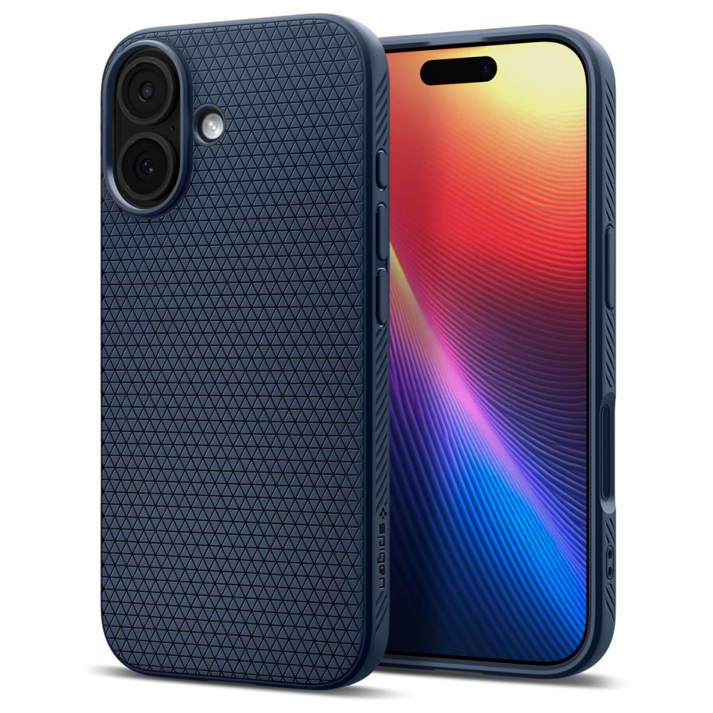 Case for Apple iPhone 17, Spigen, Liquid Air, Navy ACS10370
