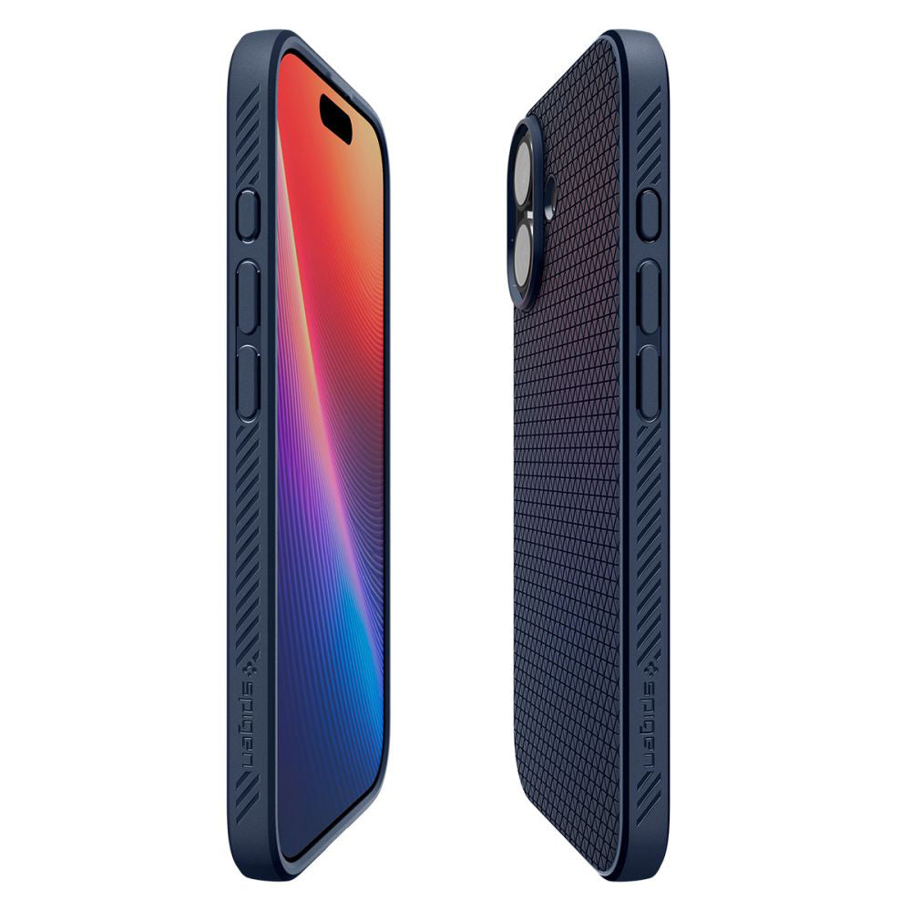Case for Apple iPhone 17, Spigen, Liquid Air, Navy ACS10370