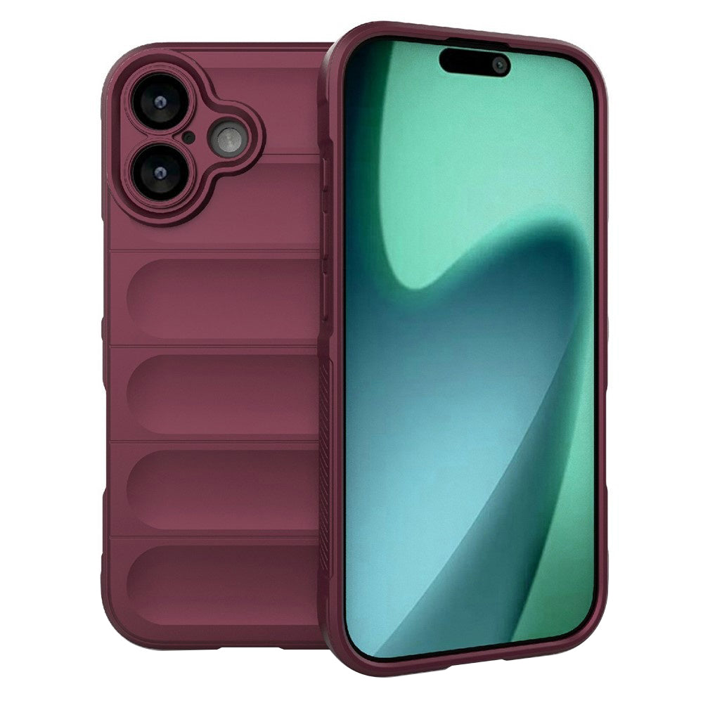 Case for Apple iPhone 17, Techsuit, Magic Shield, Cherry Red