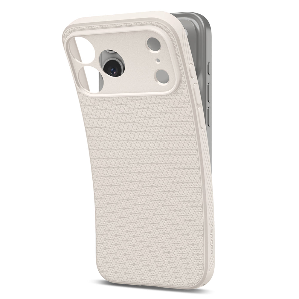 Hülle für Apple iPhone 18 Pro / 17 Pro, Spigen, Liquid Air, Beige ACS12152