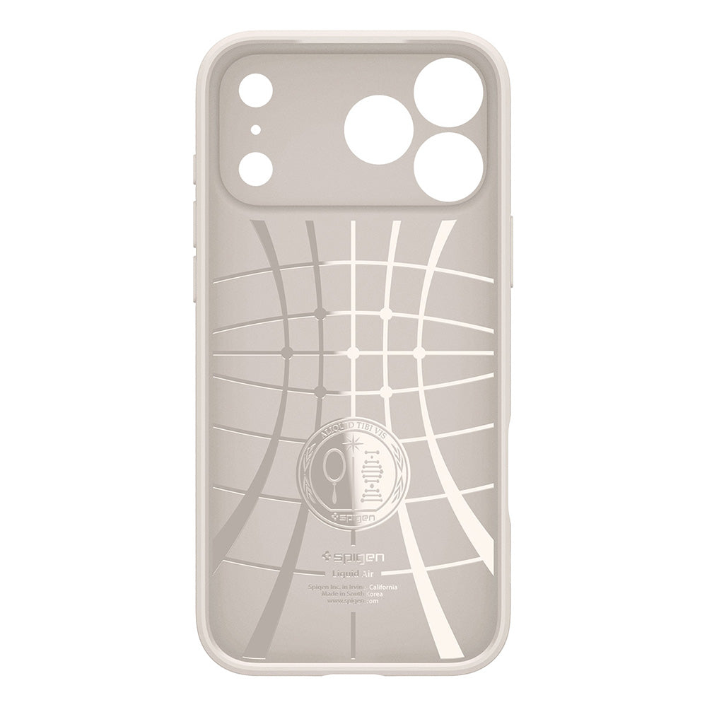 Hülle für Apple iPhone 18 Pro / 17 Pro, Spigen, Liquid Air, Beige ACS12152