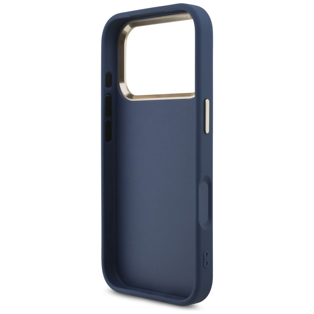 Hülle für Apple iPhone 18 Pro Max / 17 Pro Max, Guess, 4G Big Classic Logo, Blau
