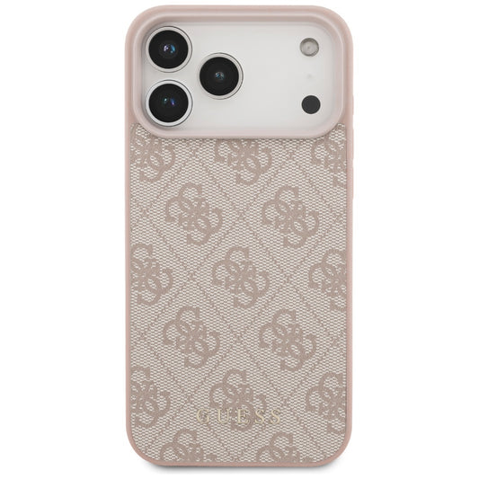 Hülle für Apple iPhone 18 Pro Max / 17 Pro Max, Guess, 4G Classic Logo, Rosa