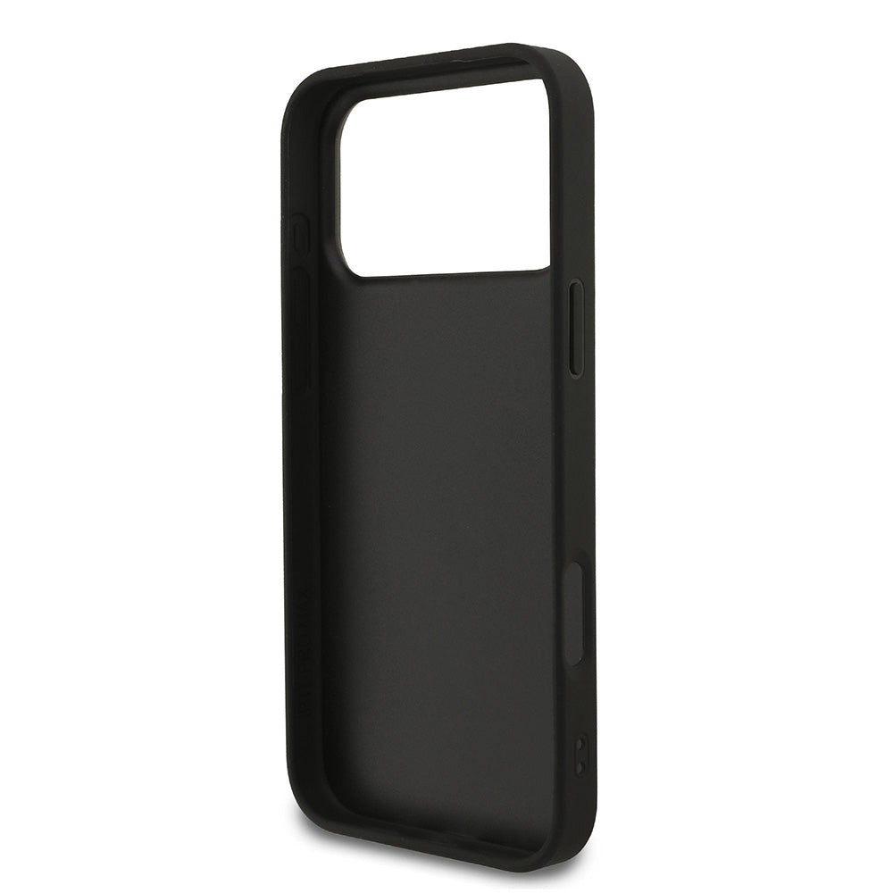 Case for Apple iPhone 18 Pro Max / 17 Pro Max, Guess, Fixed Glitter Big 4G, Black