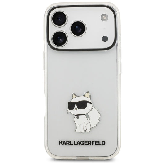 Hülle für Apple iPhone 18 Pro Max / 17 Pro Max, Karl Lagerfeld, IML Choupette NFT, transparent