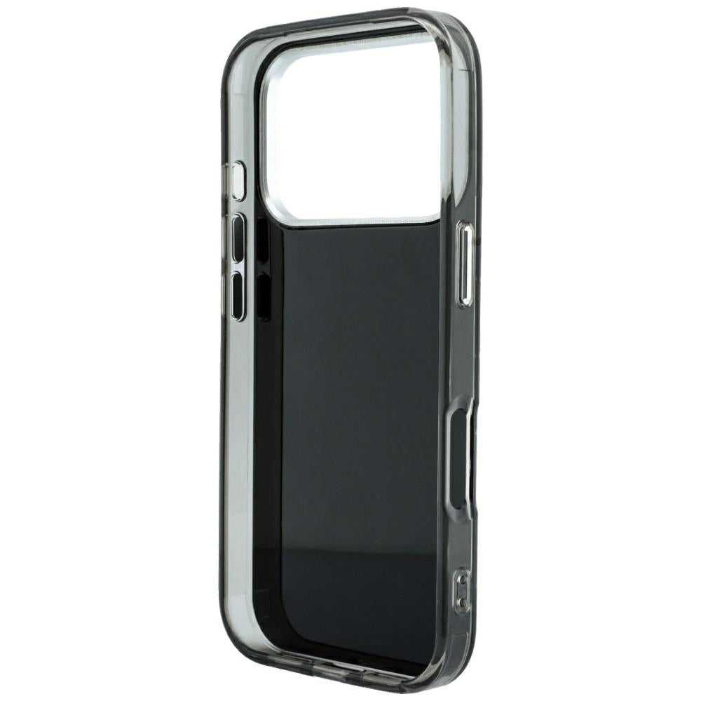 Hülle für Apple iPhone 18 Pro Max / 17 Pro Max, Karl Lagerfeld, IML Strasssteine und galvanisiertes Logo, Schwarz