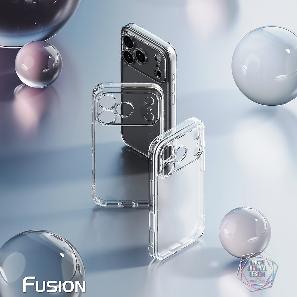 Hülle für Apple iPhone 18 Pro Max / 17 Pro Max, Ringke, Fusion, Matt Transparent