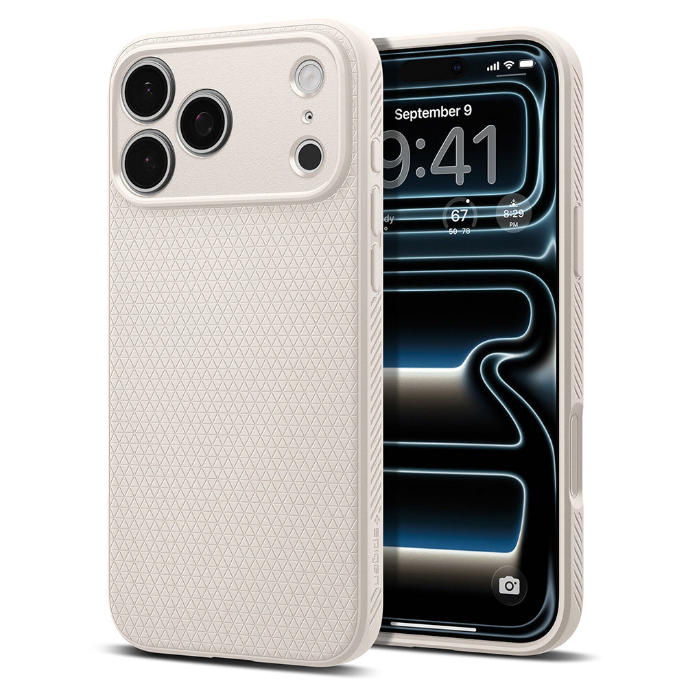 Hülle für Apple iPhone 18 Pro Max / 17 Pro Max, Spigen, Liquid Air, Beige ACS12114
