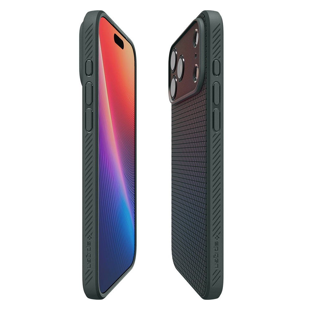 Hülle für Apple iPhone 18 Pro Max / 17 Pro Max, Spigen, Liquid Air, Grün ACS12113