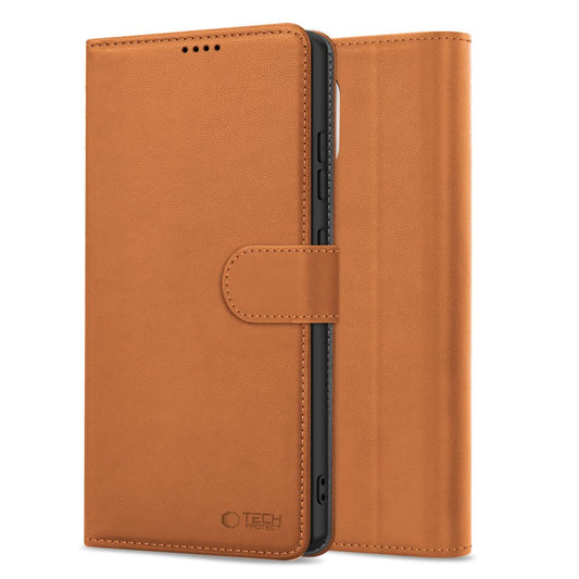 Hülle für Apple iPhone 16e, Tech-Protect, Wallet, Braun