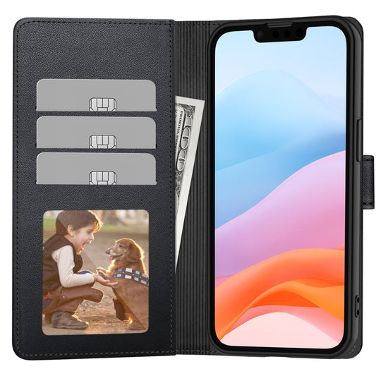 Hülle für Apple iPhone 16e, Tech-Protect, Wallet, Schwarz