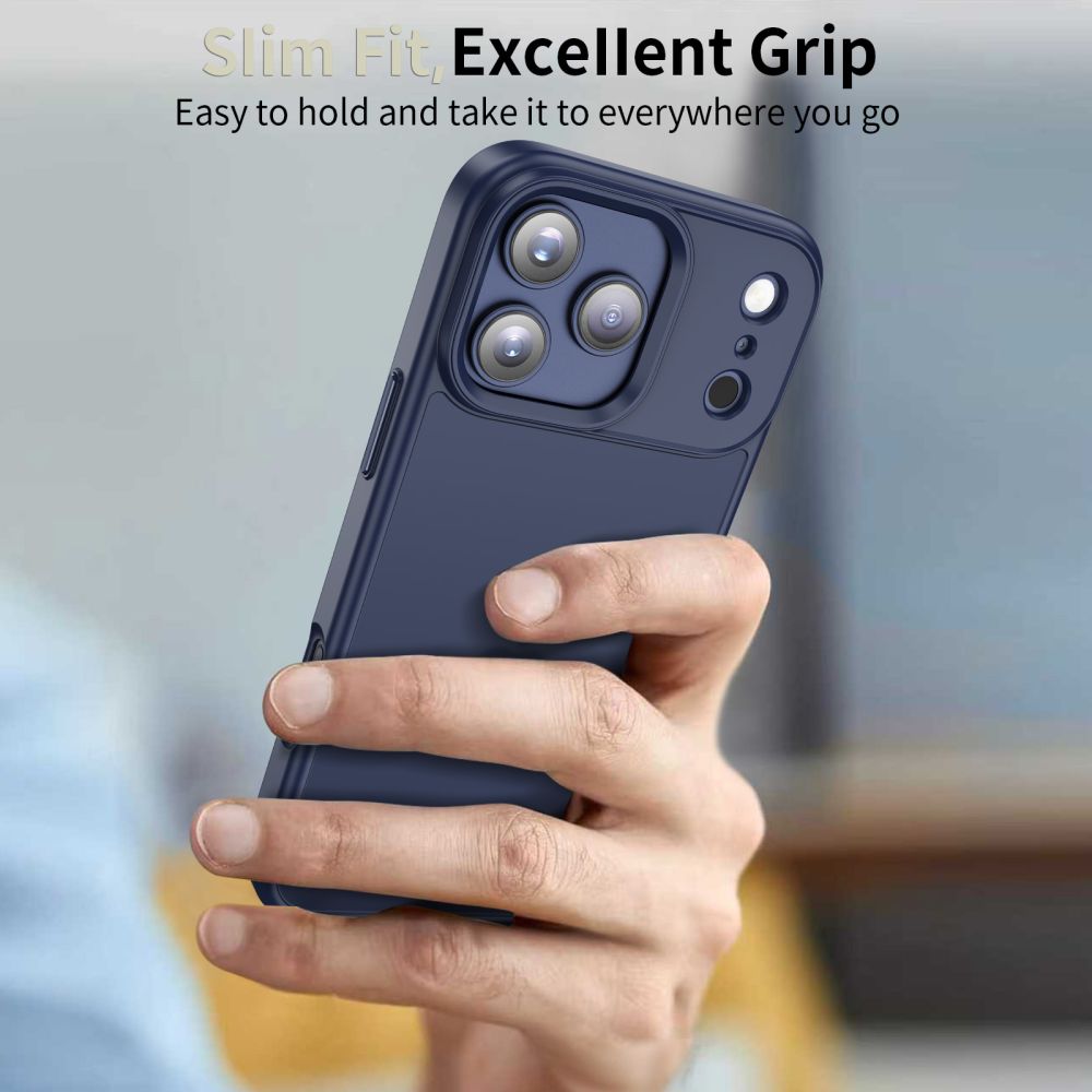Hülle für Apple iPhone 17 Pro, Tech-Protect, Magmat, Mattes Marineblau