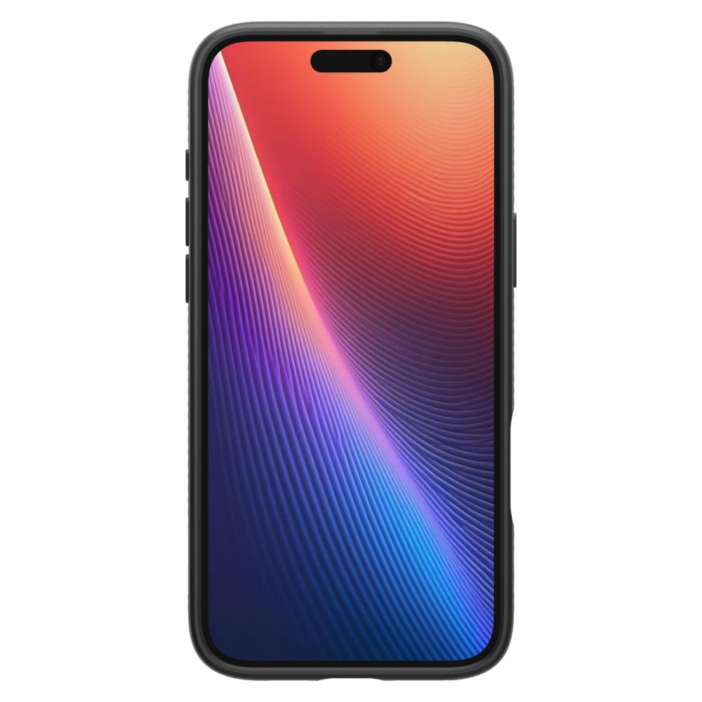 Hülle für Apple iPhone 16, Spigen, Liquid Air, Mattschwarz ACS08194