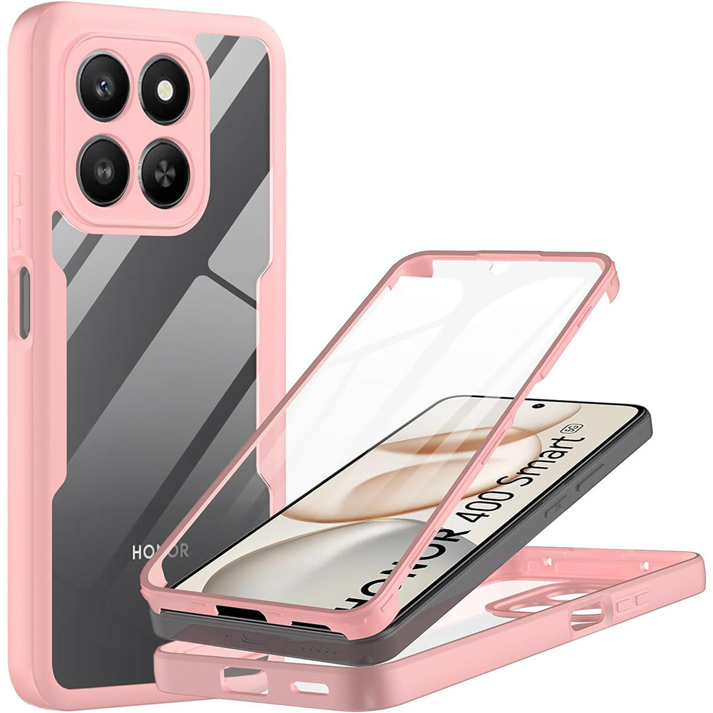 Hülle für Honor 400 Smart 4G / X7d 4G / 400 Smart 5G, Techsuit, ColorVerse 360, Rosa