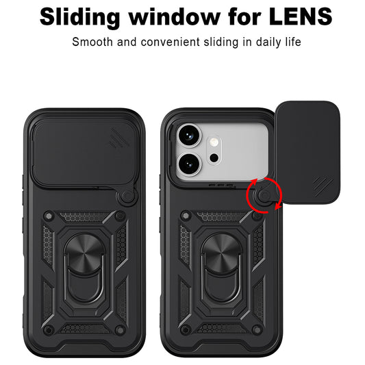 Hülle für Honor 600 Pro / 600, Techsuit, CamShield, Schwarz