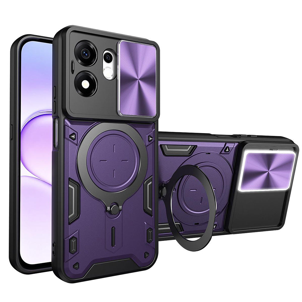 Hülle für Honor 600 Smart, Techsuit, CamGuard Pro, Lila