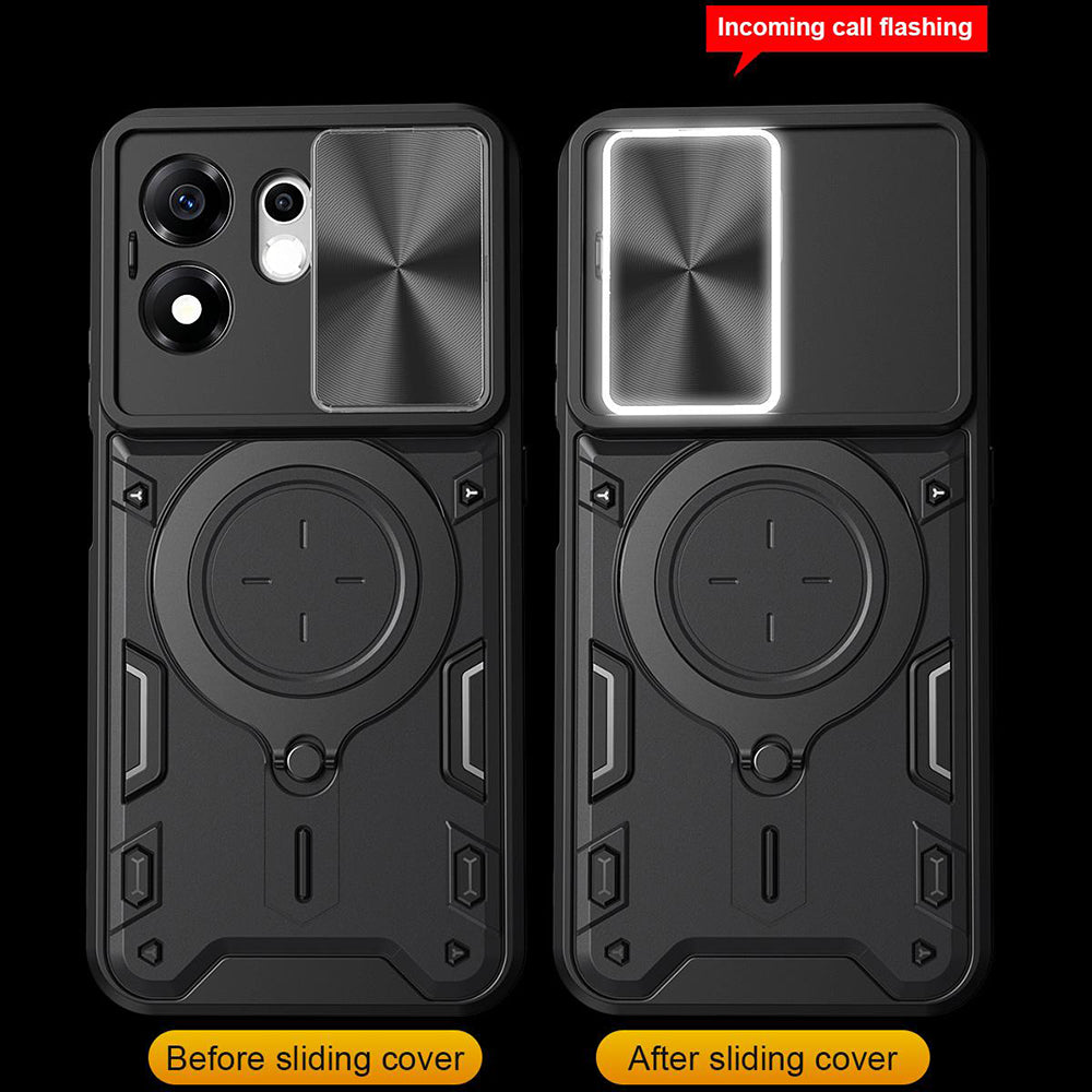 Hülle für Honor 600 Smart, Techsuit, CamGuard Pro, Lila