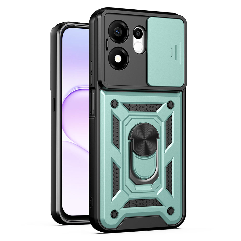Hülle für Honor 600 Smart, Techsuit, CamShield, Grün