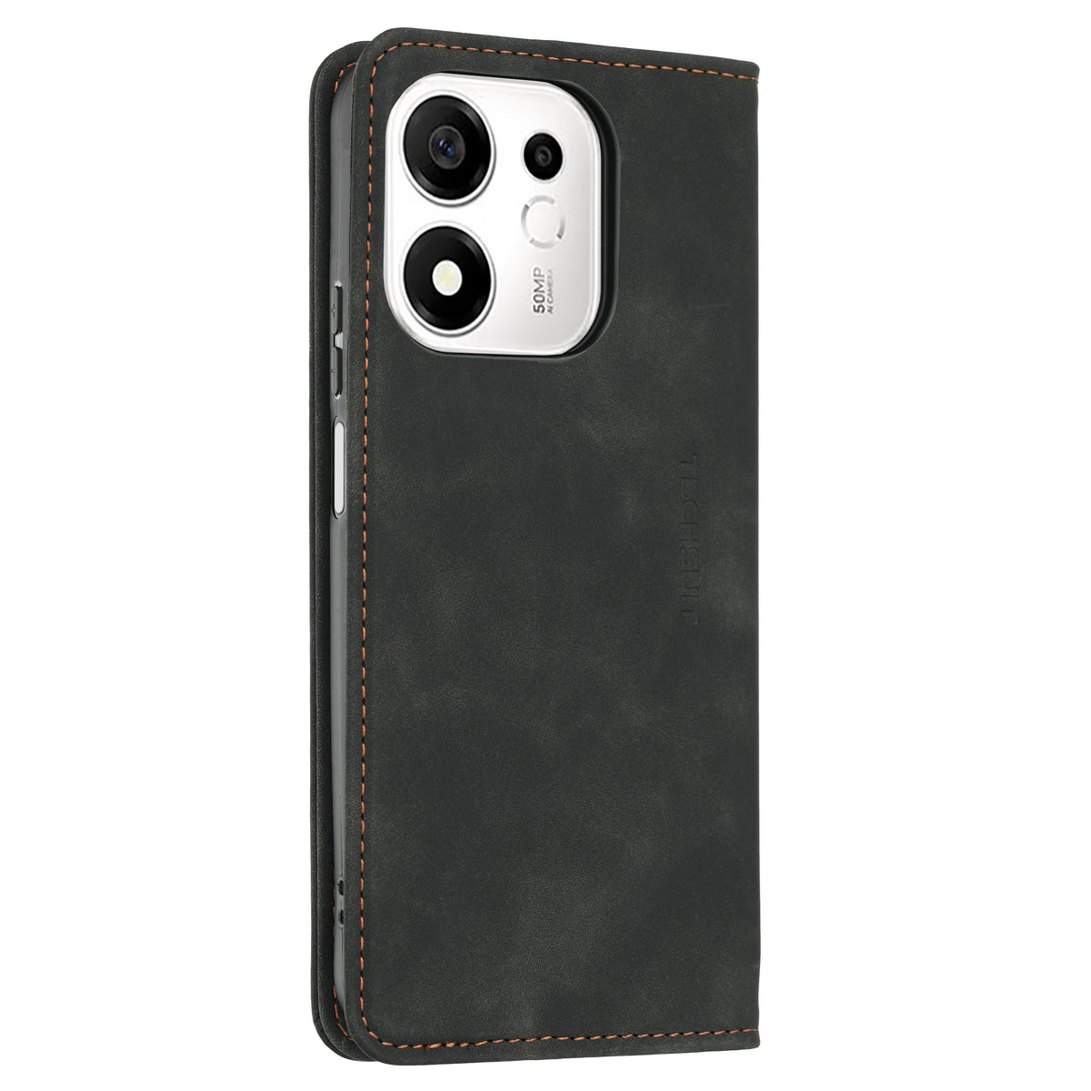 Hülle für Honor 600 Smart, Techsuit, Confy, Schwarz