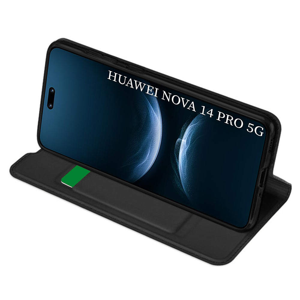 Hülle für Huawei nova 14 Pro, Techsuit, Magskin Book, Schwarz