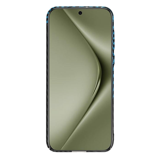 Hülle für Huawei Pura 70 Ultra, Techsuit, Carbonite FiberShell, Schwarz Blau