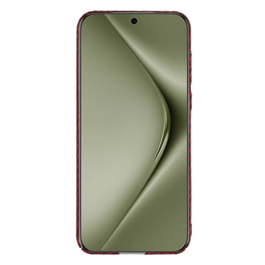 Hülle für Huawei Pura 70 Ultra, Techsuit, Carbonite FiberShell, Rot