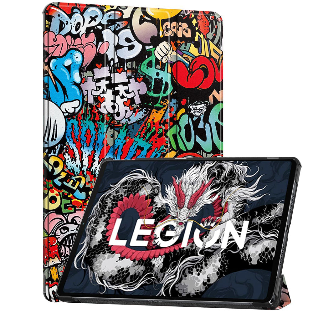 Hülle für Lenovo Legion Y700 (2025), Techsuit, FoldPro Urban Vibe, Mehrfarbig