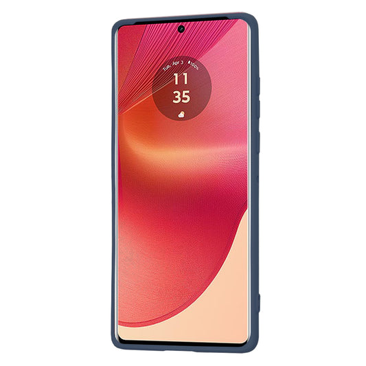 Hülle für Motorola Edge 50 Fusion, Techsuit, SoftFlex, Marineblau