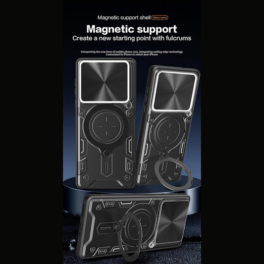 Hülle für Motorola Edge 70, Techsuit, CamGuard Pro, Rot