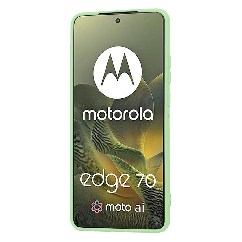 Hülle für Motorola Edge 70, Techsuit, SoftFlex, Hellgrün