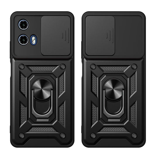 Hülle für Motorola Moto E14 / G24 Power / G04 / G24, Tech-Protect, CamShield Pro, Schwarz