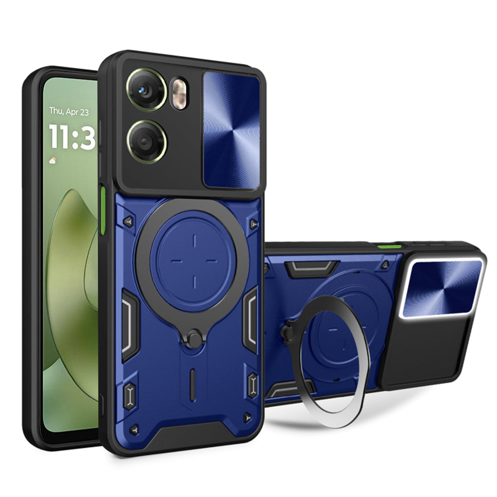 Hülle für Motorola Moto G06, Techsuit, CamGuard Pro, Blau