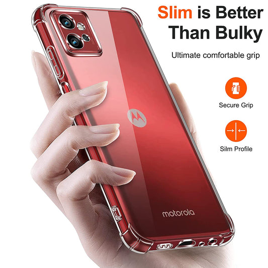 Hülle für Motorola Moto G32, Techsuit, stoßfest klar, transparent