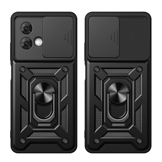 Hülle für Motorola Moto G84, Techsuit, CamShield, Schwarz