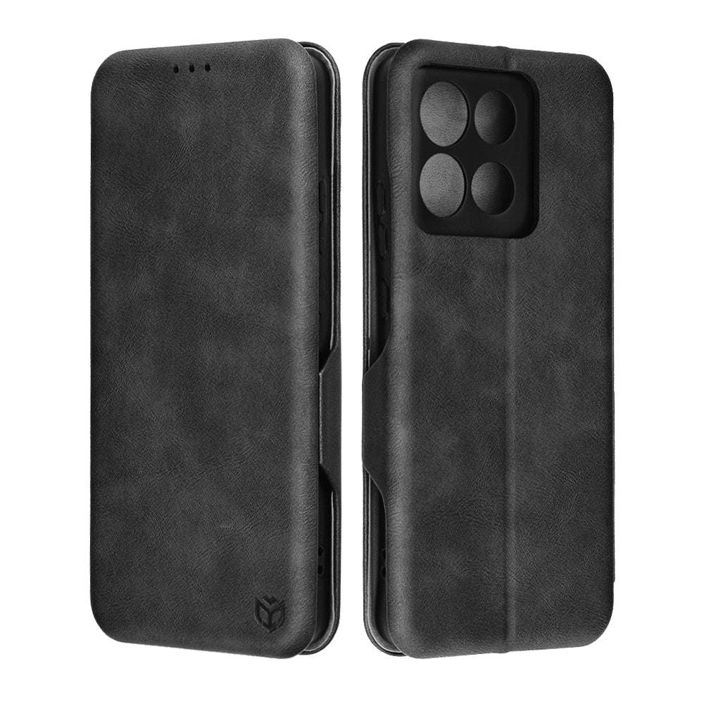 Hülle für Motorola Moto G86, Techsuit, Safe Wallet Plus, Schwarz