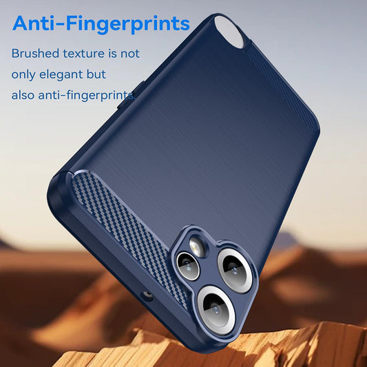 Hülle für Nothing CMF Phone 2 Pro, Techsuit, Carbon, Blau