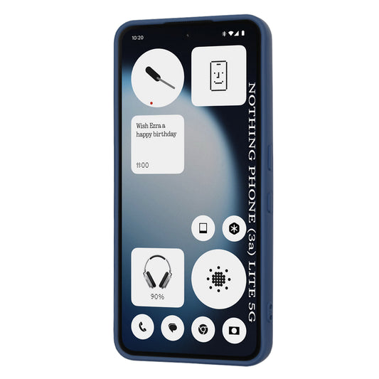 Hülle für Nothing Phone (3a) Lite, Techsuit, SoftFlex, Marineblau
