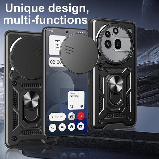 Hülle für Nothing Phone (3a) Pro, Techsuit, CamShield, Grün