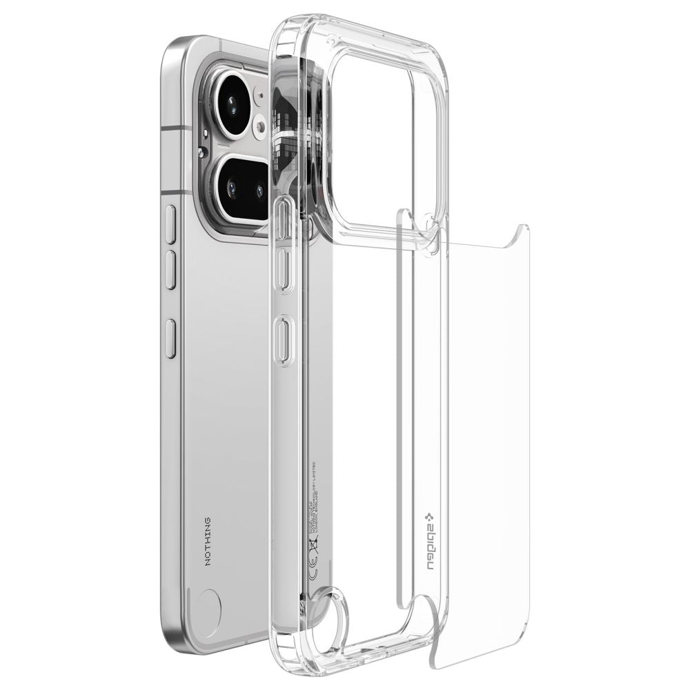 Hülle für Nothing Phone (4a) Pro, Spigen, Ultra Hybrid, Transparent ACS11632