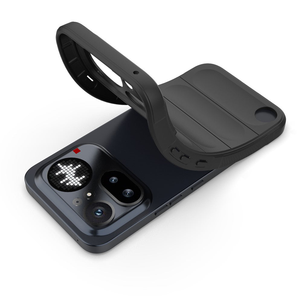 Hülle für Nothing Phone (4a) Pro, Techsuit, Magic Shield, Schwarz