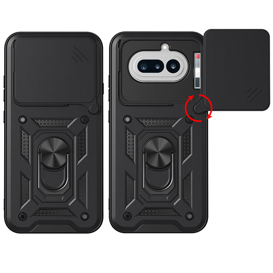 Hülle für Nothing Phone (4a), Techsuit, CamShield, Schwarz